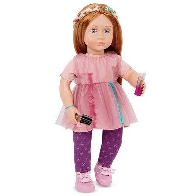 Our Generation Drew with Storybook 18" Poseable Hair Stylist Doll 5 Our Generation Drew with Storybook 18" Poseable Hair Stylist Doll - Image 3