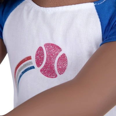 Our Generation Athletic Team Series 18" Tennis Player Doll - Imene 4 Our Generation Athletic Team Series 18" Tennis Player Doll - Imene - Image 2