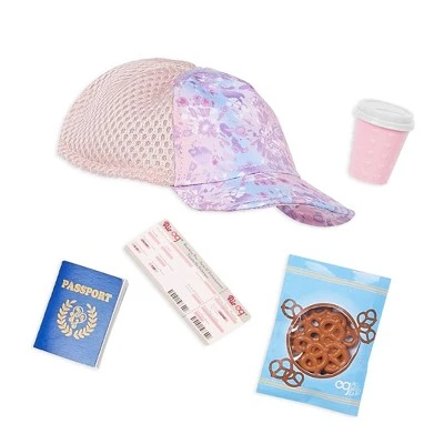 Our Generation Ari with Rolling Luggage & Accessories 18" Travel Doll 5 Our Generation Ari with Rolling Luggage & Accessories 18" Travel Doll - Image 3