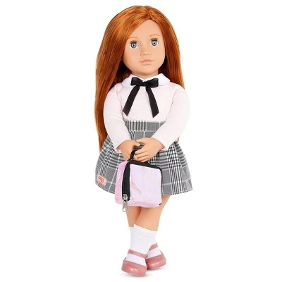 Our Generation Carly with School Lunch Bag 18" Fashion Doll 4 Our Generation Carly with School Lunch Bag 18" Fashion Doll - Image 2