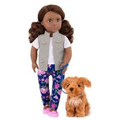 Our Generation Malia & Passenger Pets Bundle 18" Fashion Doll & Pet Travel Set -us-Our Generation Sales Shop unnamed file 1209
