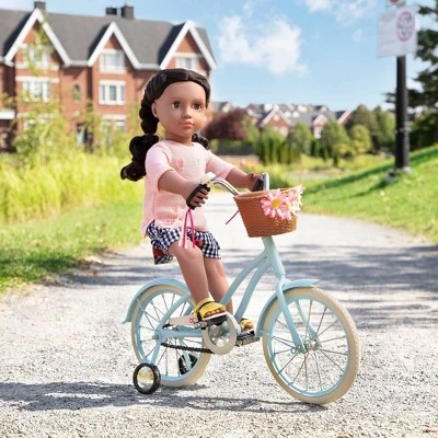 Our Generation Anywhere You Cruise 18" Doll Bicycle - Blue 3 Our Generation Anywhere You Cruise 18" Doll Bicycle - Blue