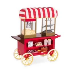 Our Generation Retro Pretzel & Popcorn Play Food Stand for 18" Dolls - Poppin' Plenty Snack Cart -us-Our Generation Sales Shop unnamed file 288