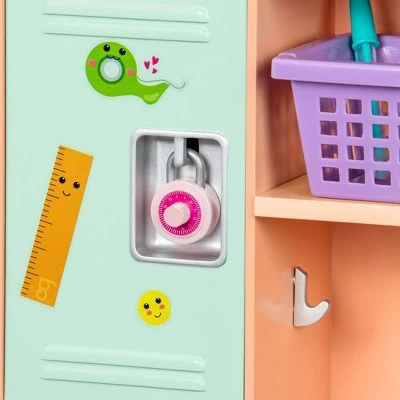Our Generation Classroom Cool School Locker Accessory Set for 18" Dolls 5 Our Generation Classroom Cool School Locker Accessory Set for 18" Dolls - Image 3