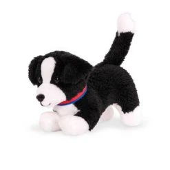 Our Generation Border Collie Puppy with Posable Legs 6" Pet Dog Plush