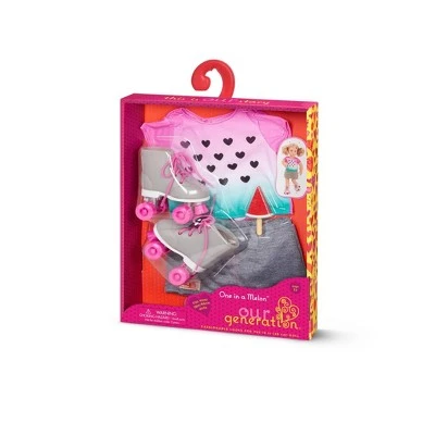 Our Generation One in a Melon with Roller Blades Fashion Outfit for 18" Dolls 4 Our Generation One in a Melon with Roller Blades Fashion Outfit for 18" Dolls - Image 3