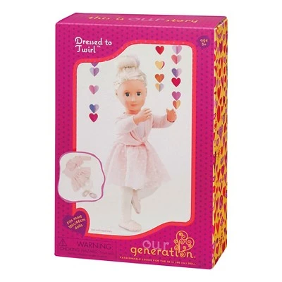 Our Generation Dressed to Twirl Ballet Fashion Outfit for 18" Dolls 4 Our Generation Dressed to Twirl Ballet Fashion Outfit for 18" Dolls - Image 2