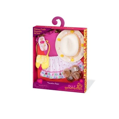 Our Generation Vacation Style Travel Fashion Outfit for 18" Dolls 4 Our Generation Vacation Style Travel Fashion Outfit for 18" Dolls - Image 2