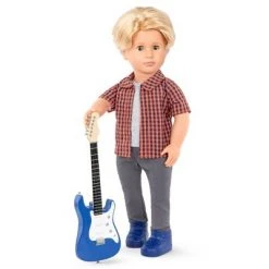 Our Generation 18" Boy Doll Outfit with Electric Guitar - Plaid to Rock 7 Our Generation 18" Boy Doll Outfit with Electric Guitar - Plaid to Rock -us-Our Generation Sales Shop unnamed file 534