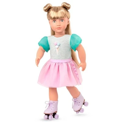 Our Generation Ice Cream Outfit with Roller Skates for 18" Dolls - Scoopalicious 3 Our Generation Ice Cream Outfit with Roller Skates for 18" Dolls - Scoopalicious