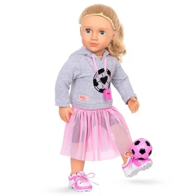 Our Generation Soccer Outfit for 18" Dolls - Fashion Goals 4 Our Generation Soccer Outfit for 18" Dolls - Fashion Goals - Image 2