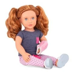 Our Generation Pajama Outfit with Arm Cast for 18" Dolls - Healing in Pink -us-Our Generation Sales Shop unnamed file 578