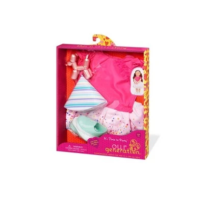 Our Generation It's Time to Party Celebration Outfit for 18" Dolls 6 Our Generation It's Time to Party Celebration Outfit for 18" Dolls - Image 4