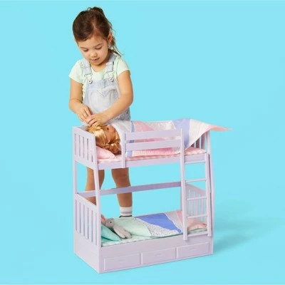 Our Generation Bunk Beds for 18" Dolls - Lilac Dream Bunks 3 Our Generation Bunk Beds for 18" Dolls - Lilac Dream Bunks - Image 2