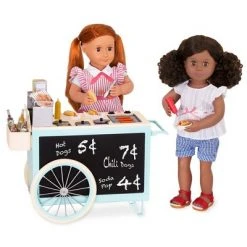 Our Generation Hot Dog Cart Accessory with Play Food for 18" Dolls - Retro Collection 16 Our Generation Hot Dog Cart Accessory with Play Food for 18" Dolls - Retro Collection -us-Our Generation Sales Shop unnamed file 726