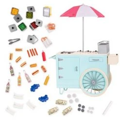 Our Generation Hot Dog Cart Accessory with Play Food for 18" Dolls - Retro Collection 20 Our Generation Hot Dog Cart Accessory with Play Food for 18" Dolls - Retro Collection -us-Our Generation Sales Shop unnamed file 730