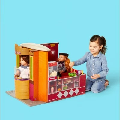 Our Generation Movie Theater Playset with Electronics for 18" Dolls - OG Cinema 5 Our Generation Movie Theater Playset with Electronics for 18" Dolls - OG Cinema - Image 3