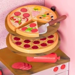 Our Generation Easy Cheesy Pizzeria Restaurant Accessory Playset for 18" Dolls -us-Our Generation Sales Shop unnamed file 820
