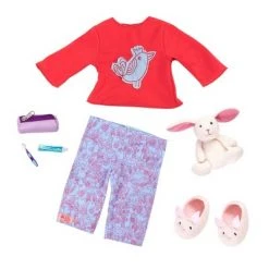 Our Generation Willow with Storybook & Plush Bunny 18" Posable Sleepover Doll -us-Our Generation Sales Shop unnamed file 896
